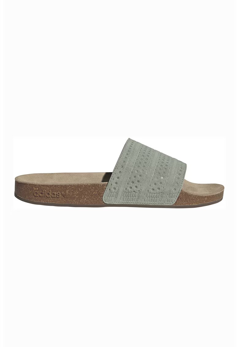 adidas Originals Велурени чехли Adilette RS - Светлозелен