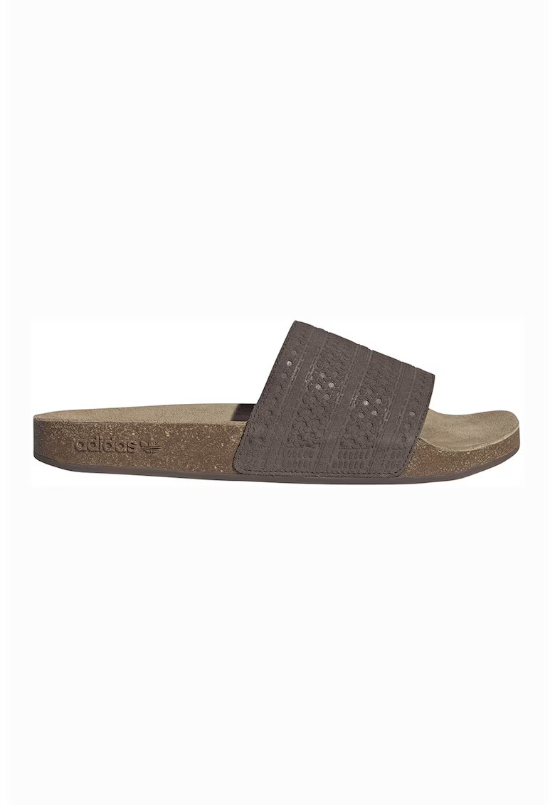 adidas Originals Велурени чехли Adilette RS - Тъмнокафяв