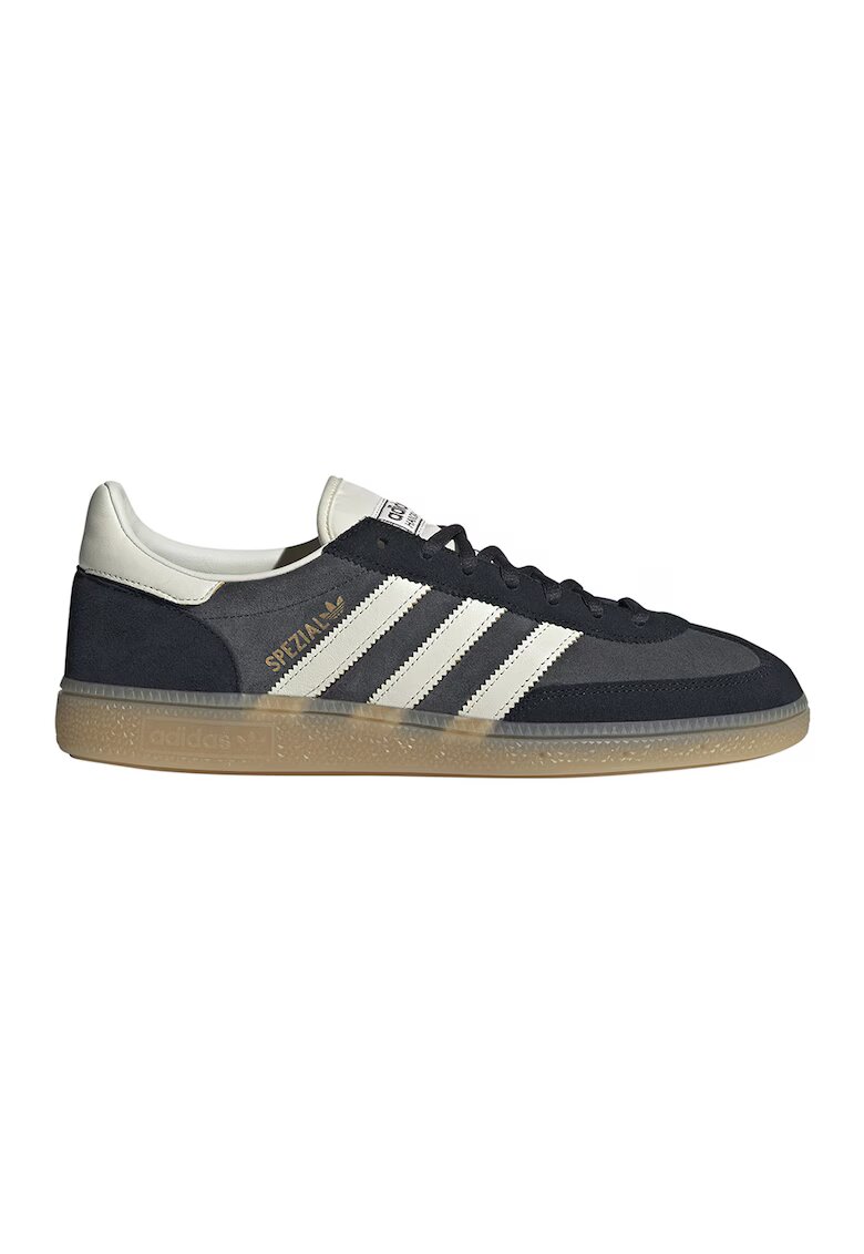 adidas Originals Велурени хандбални обувки Spezial - Слонова кост/Черен/Светло бежово