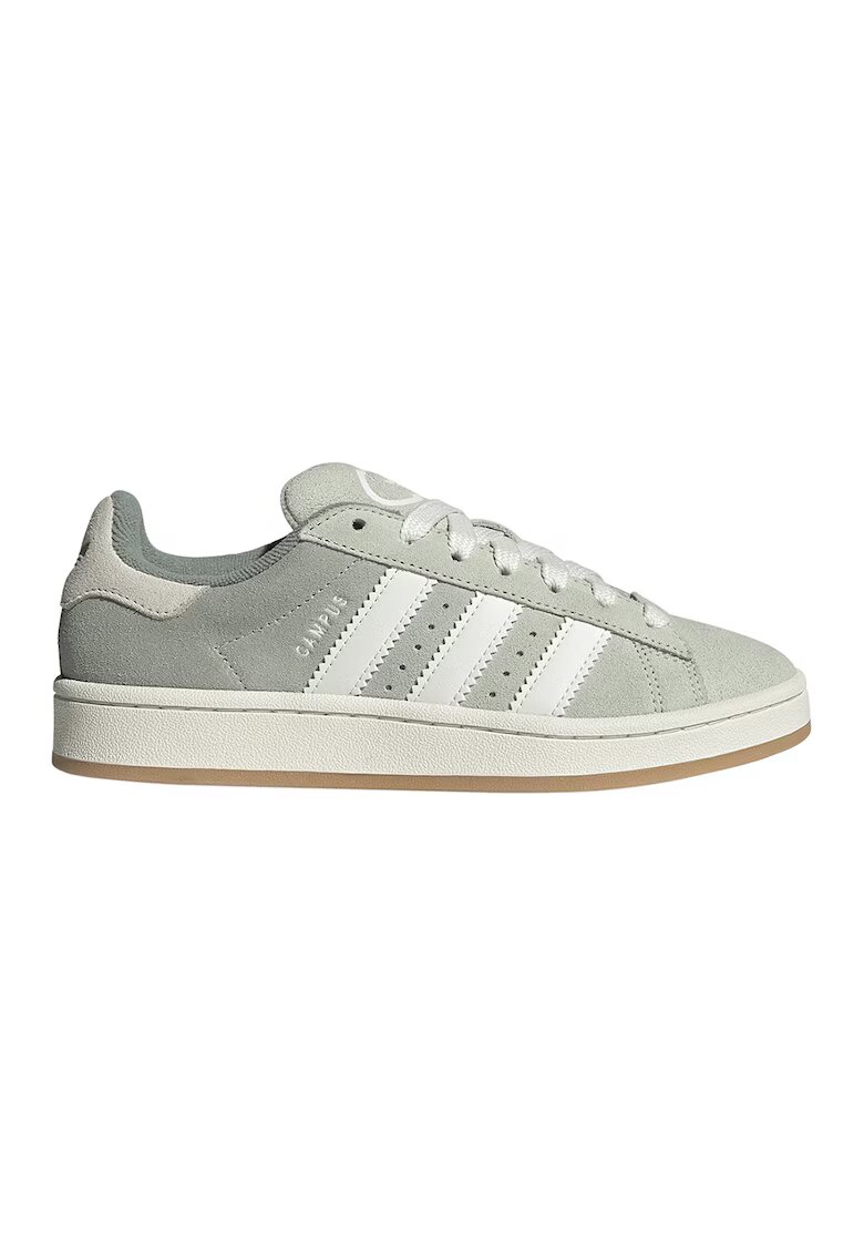 adidas Originals Велурени маратонки Campus 00s - Бледозелен/Мръснобял