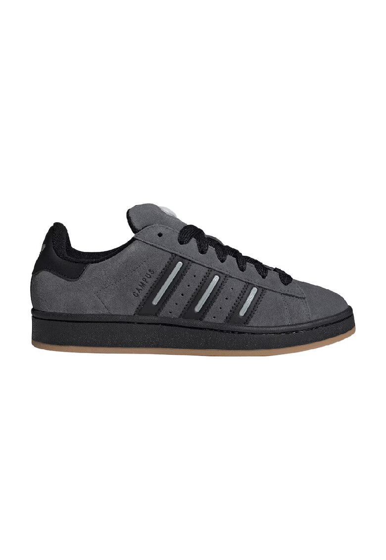 adidas Originals Велурени маратонки Campus 00s - Черен/Антрацитно сиво
