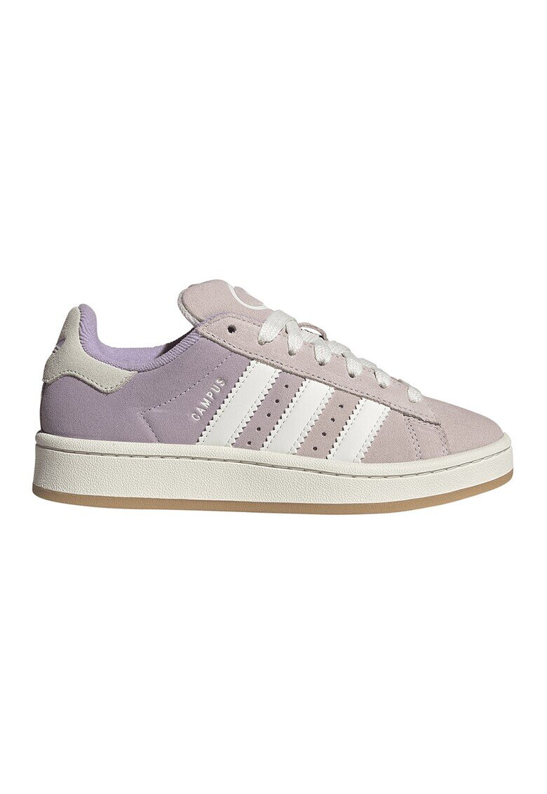adidas Originals Велурени маратонки Campus 00s - Мръснобял/Прашно розово