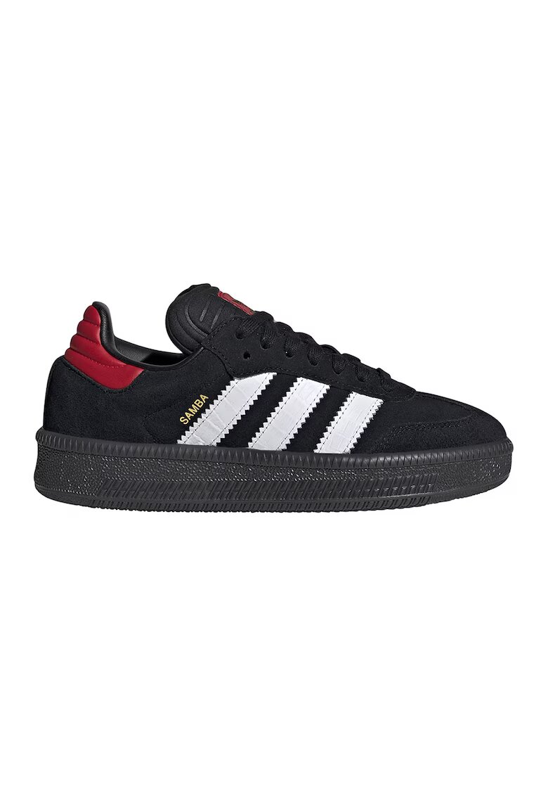 adidas Originals Велурени маратонки Samba - Червен/Черен/Бял