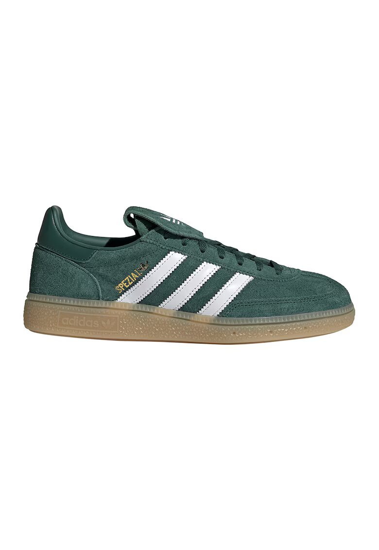 adidas Originals Велурени маратонки Spezial - Бял/Зелен