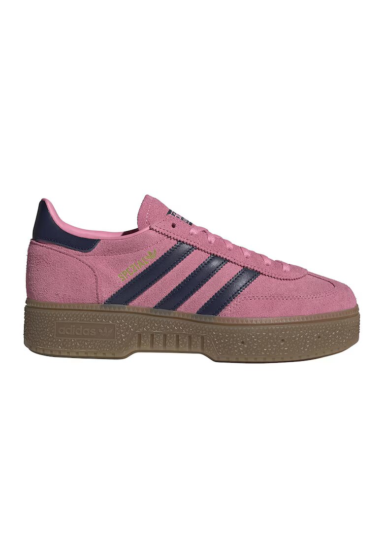 adidas Originals Велурени маратонки Spezial с лого - Ултрамарин синьо/Прашно розово