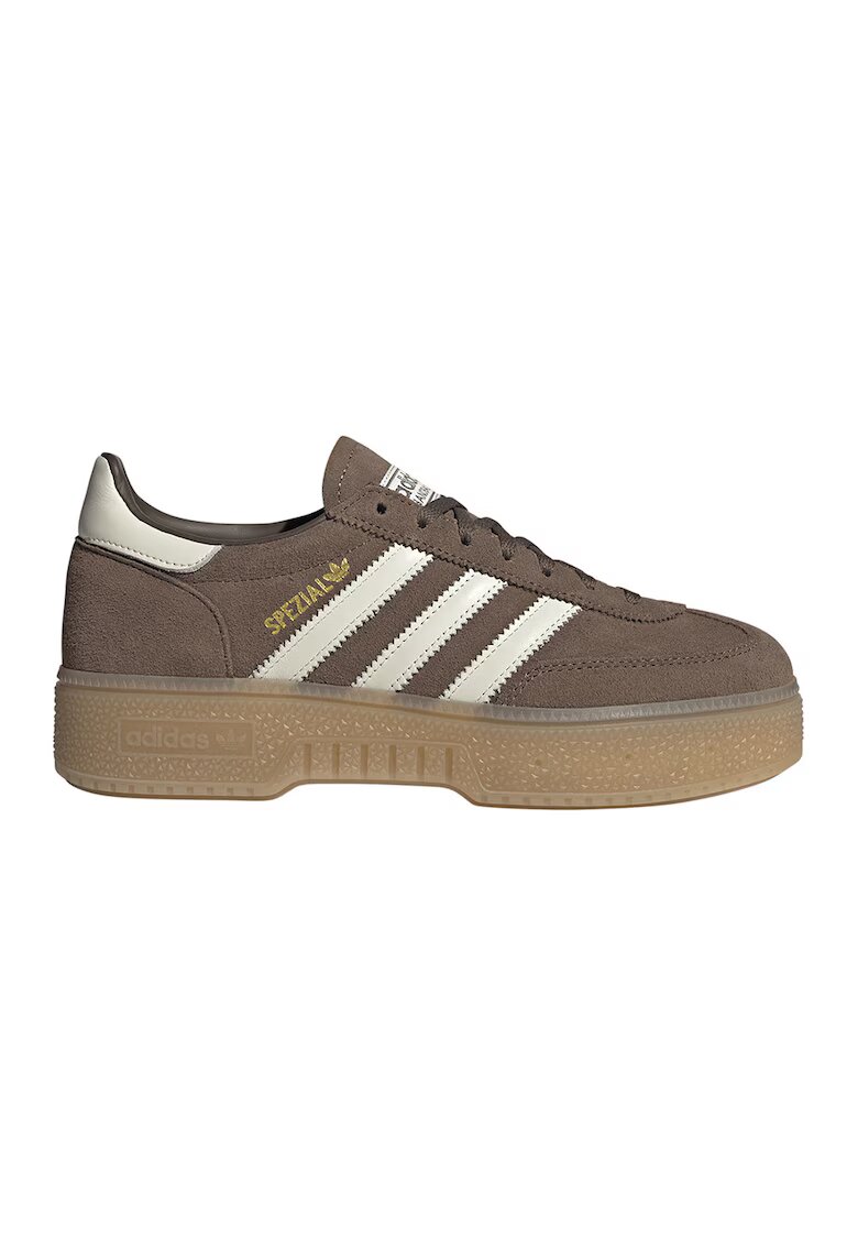 adidas Originals Велурени маратонки Spezial - Тъмнокафяв/Слонова кост