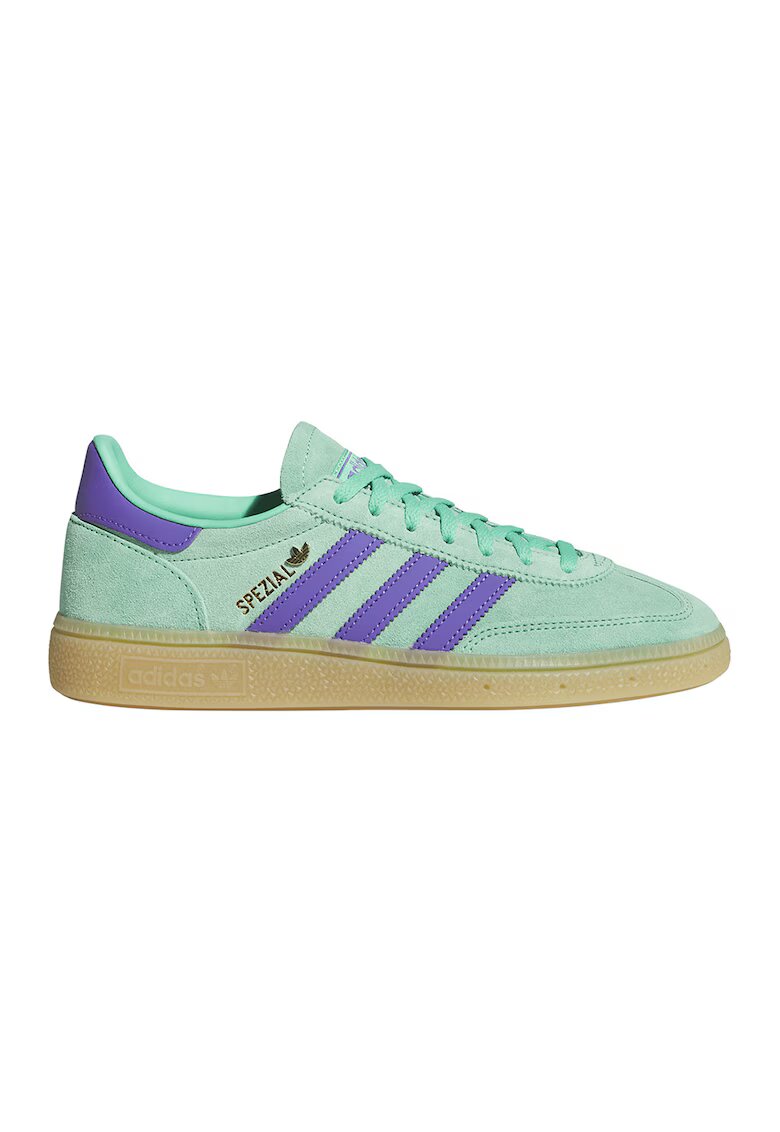 adidas Originals Велурени маратонки Spezial - Виолетов/Ментово зелено