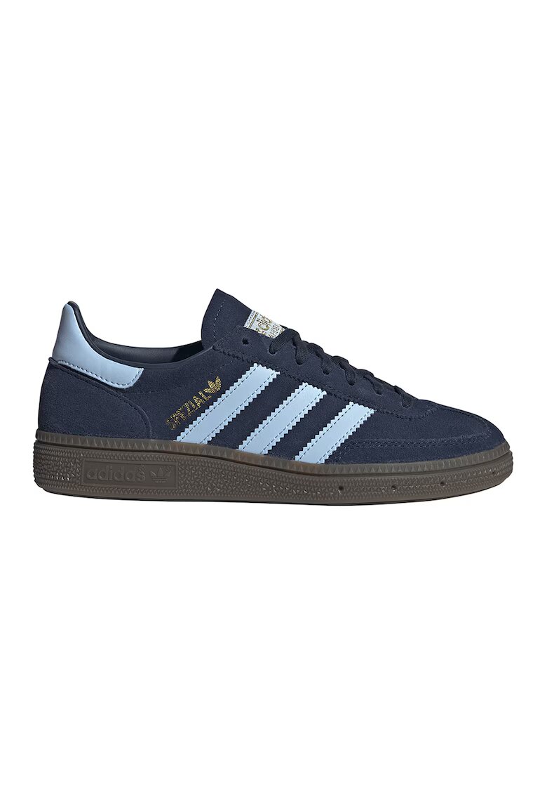 adidas Originals Велурени обувки за хандбал Spezial - Пастелносин/Тъмносин