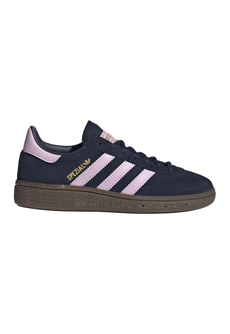 adidas Originals Велурени обувки за хандбал Spezial - Ултрамарин синьо/Пастелнорозов