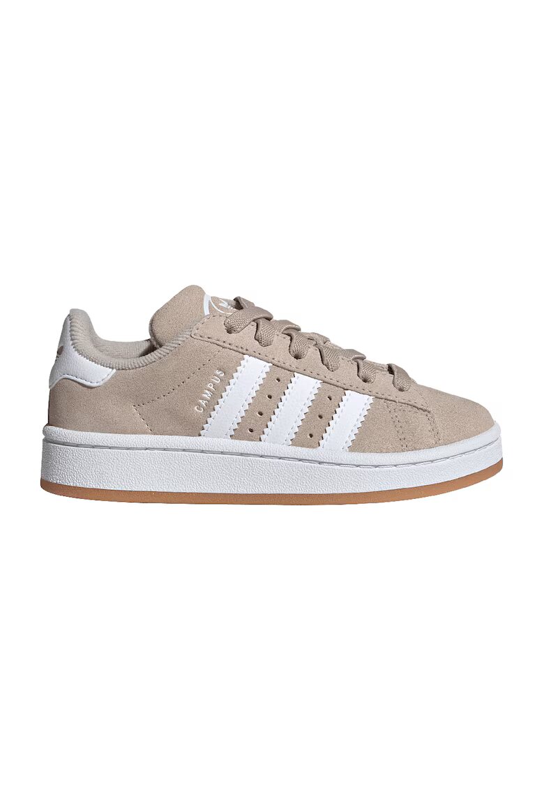 adidas Originals Велурени спортни обувки Campus 00s - Бял/Бежов