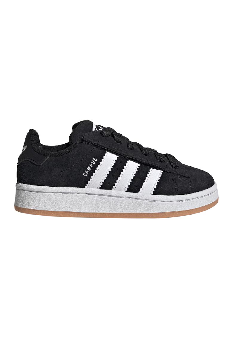 adidas Originals Велурени спортни обувки Campus 00s - Бял/Черен