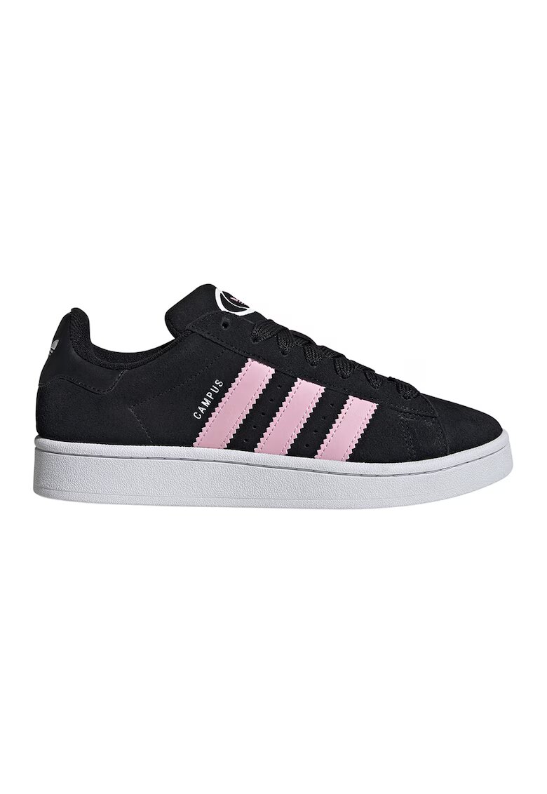 adidas Originals Велурени спортни обувки Campus 00s - Черен/Пастелнорозов