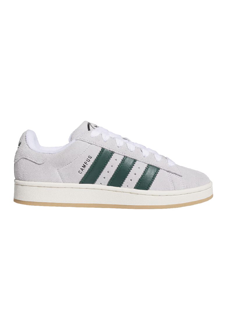 adidas Originals Велурени спортни обувки Campus 00s с контрасти - Зелен/Светло