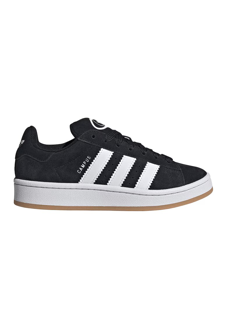 adidas Originals Велурени спортни обувки Campus 00s със синтетика - Черен/Бял