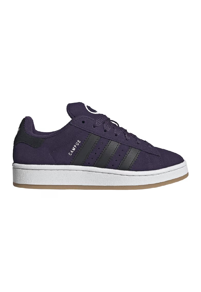 adidas Originals Велурени спортни обувки Campus 00s със синтетика - Черен/Тъмновиолетов