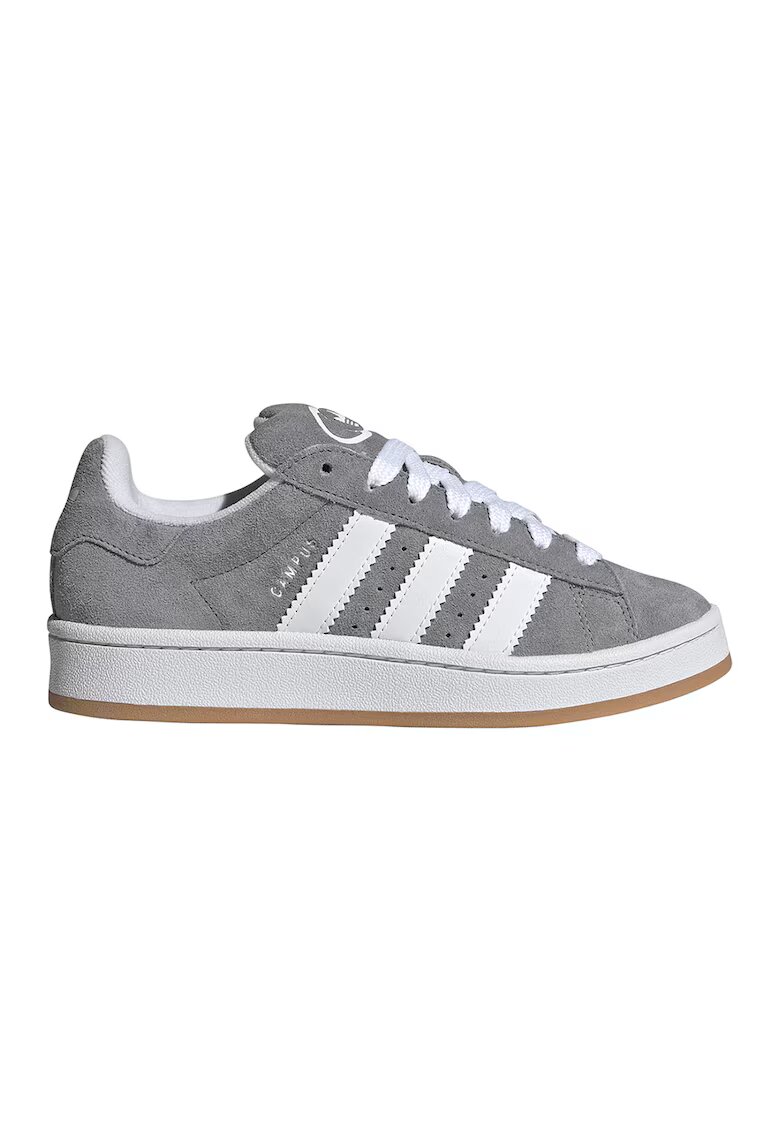 adidas Originals Велурени спортни обувки Campus 00s със синтетика - Сив/Бял