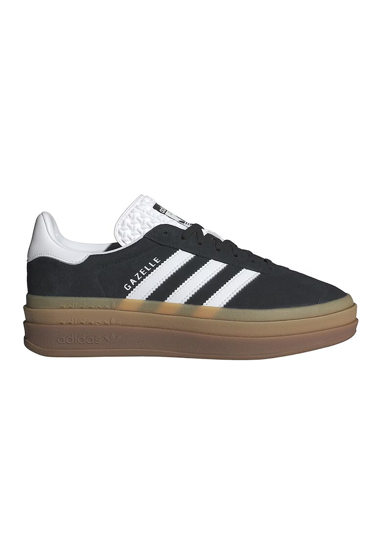 adidas Originals Велурени спортни обувки Gazelle Bold - Бял/Черен