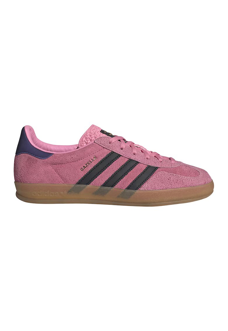 adidas Originals Велурени спортни обувки Gazelle - Черен/Въглен сиво/Розово