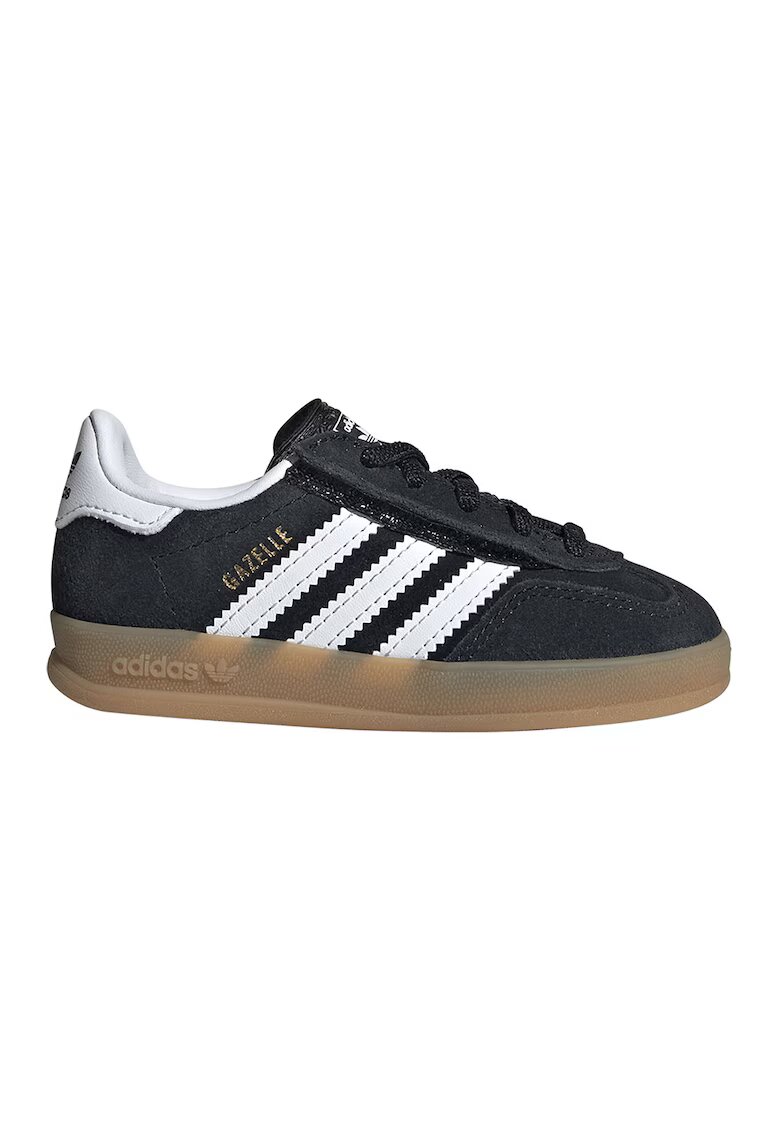 adidas Originals Велурени спортни обувки Gazelle Indoor - Бял/Черен
