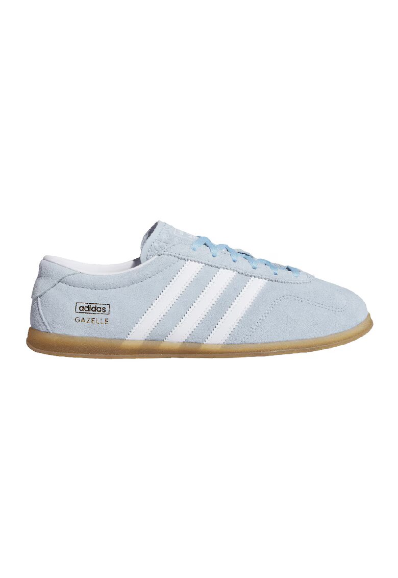adidas Originals Велурени спортни обувки Gazelle Lo Pro - Бял/Пастелносин