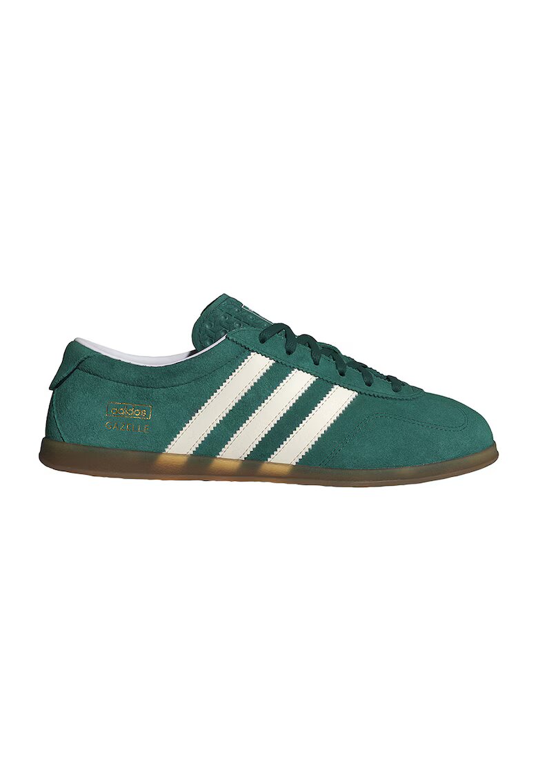 adidas Originals Велурени спортни обувки Gazelle Lo Pro - Зелен/Слонова кост