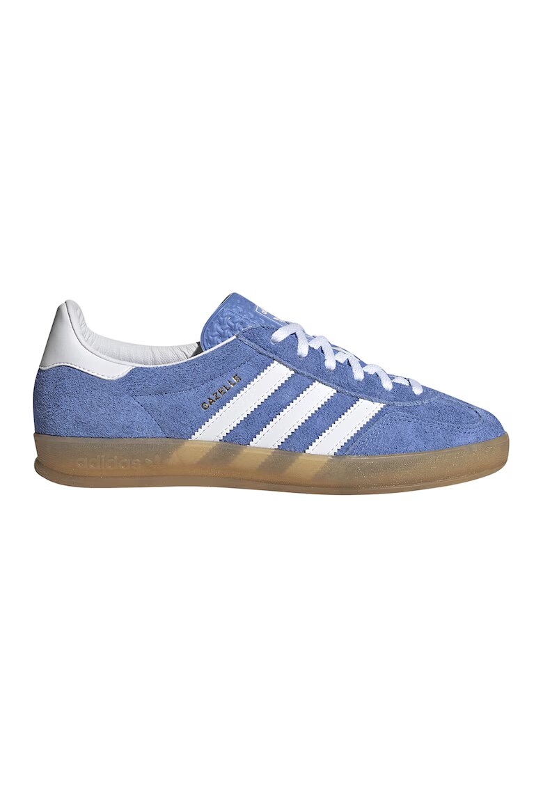 adidas Originals Велурени спортни обувки Gazelle с контрасти - Лавандула/Бял