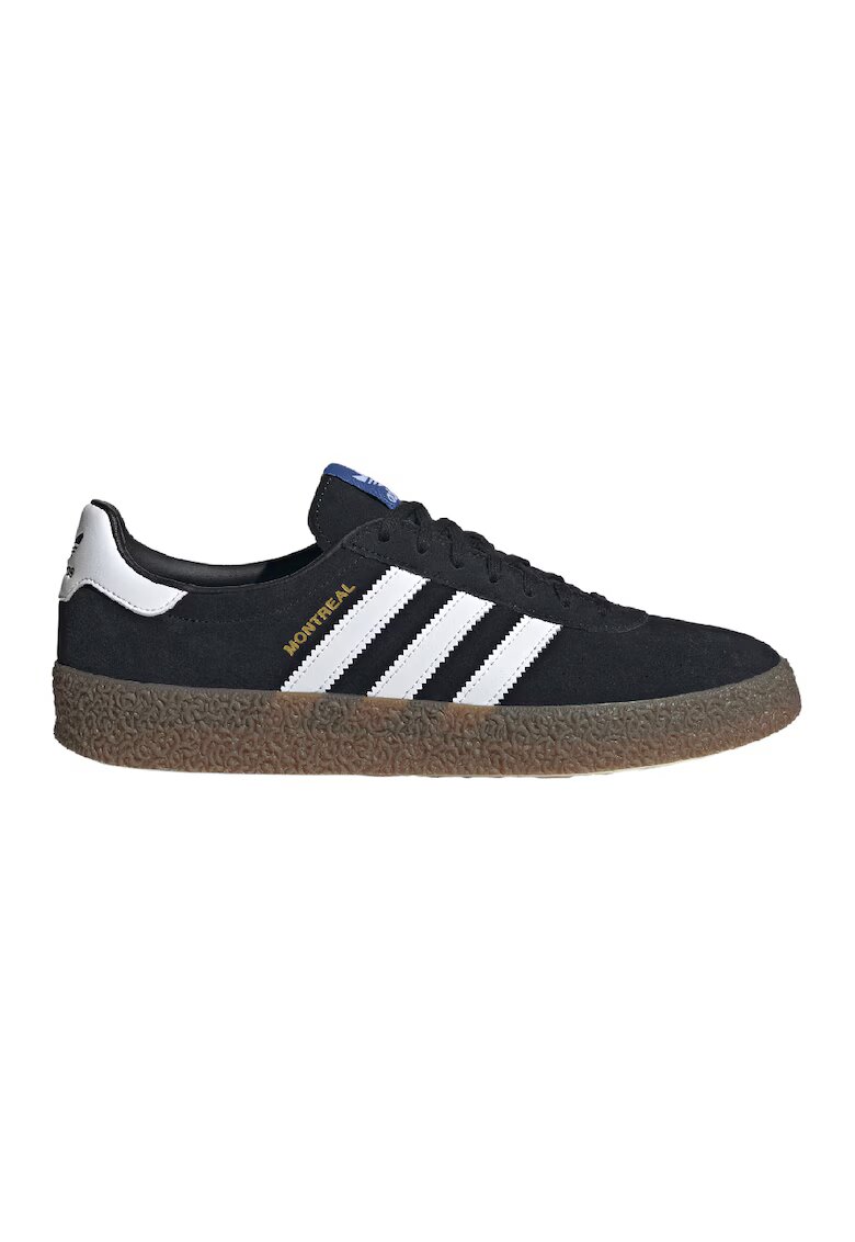 adidas Originals Велурени спортни обувки Montreal - Бял/Черен