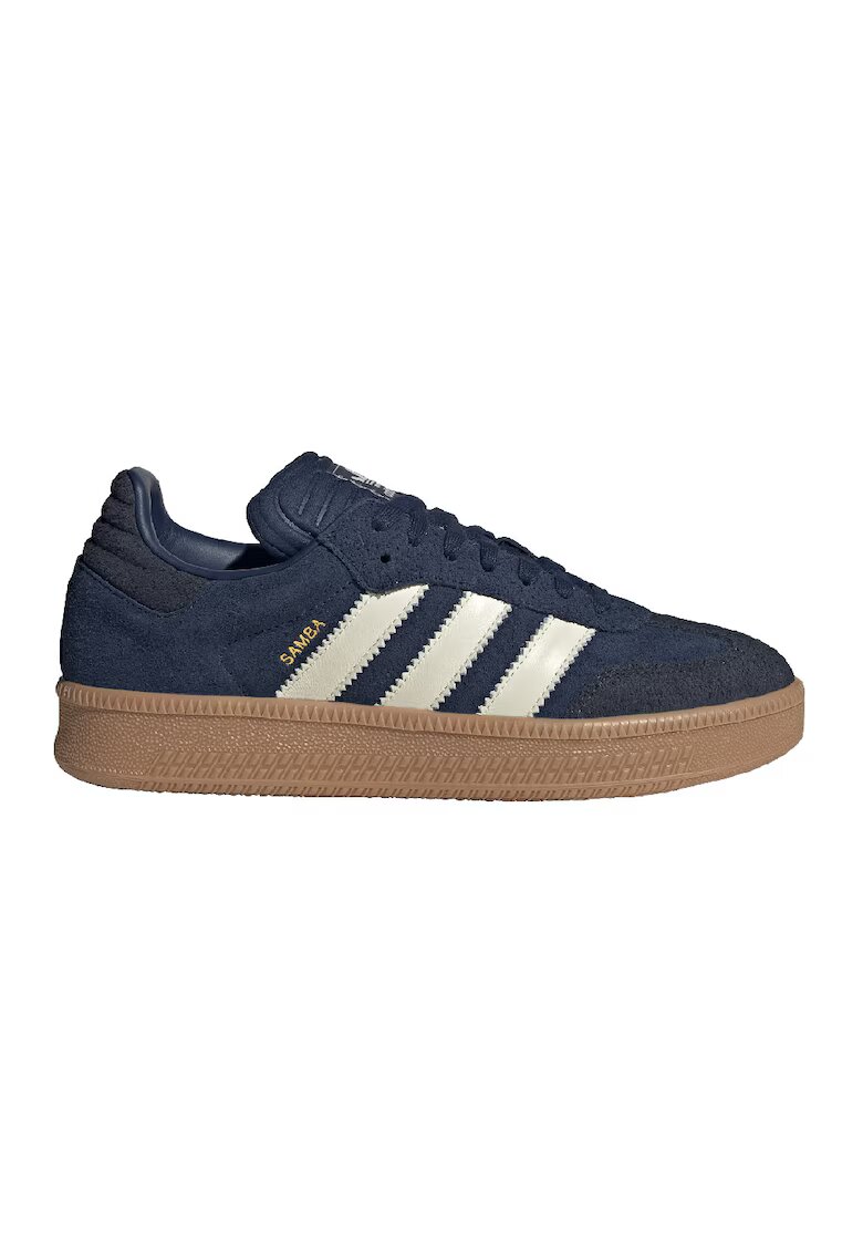 adidas Originals Велурени спортни обувки Samba - Ултрамарин синьо/Мръснобял
