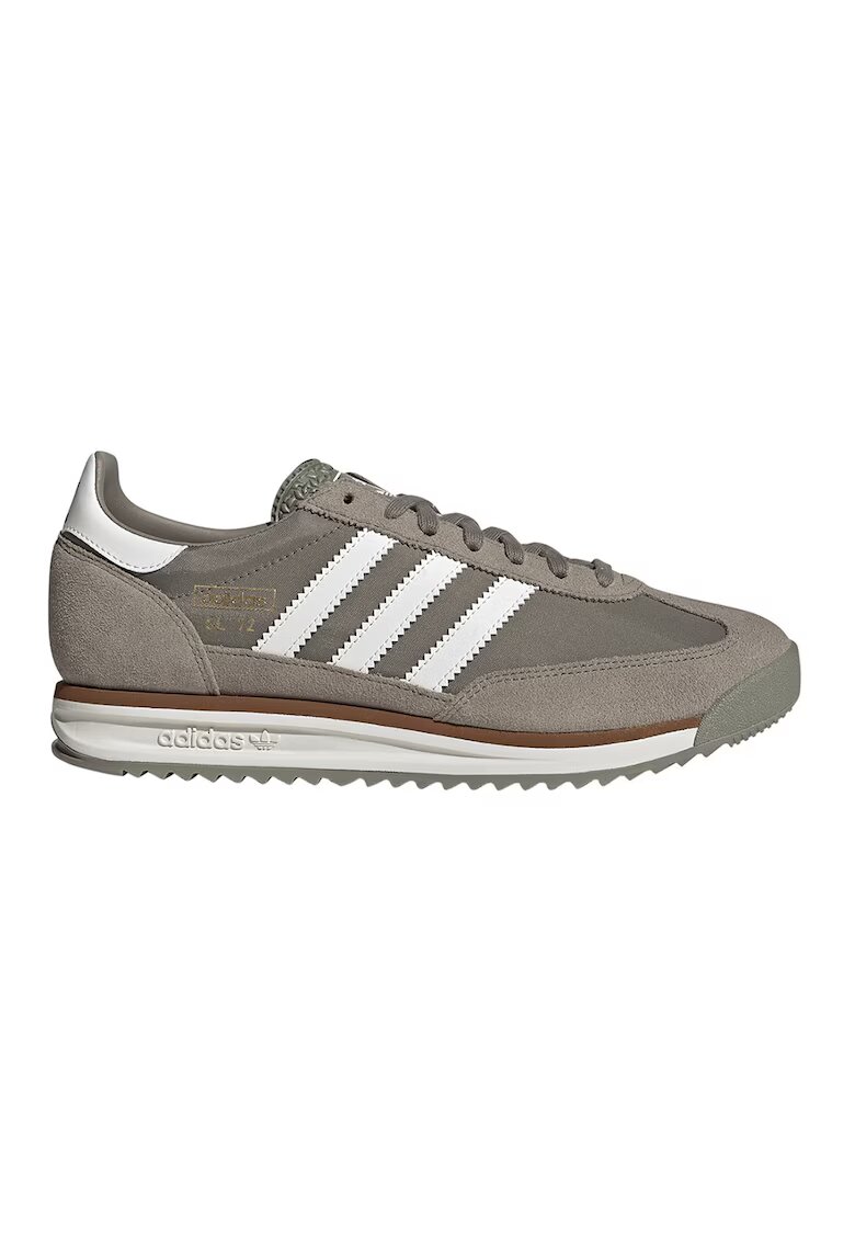 adidas Originals Велурени спортни обувки SL 72 RS с текстил - Бежов/Мръснобял