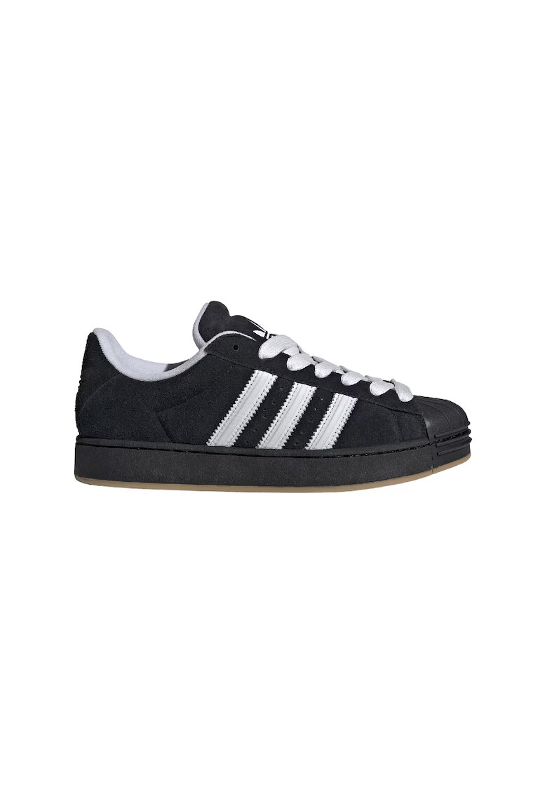 adidas Originals Велурени спортни обувки Superstar ST - Бял/Избеляло черно