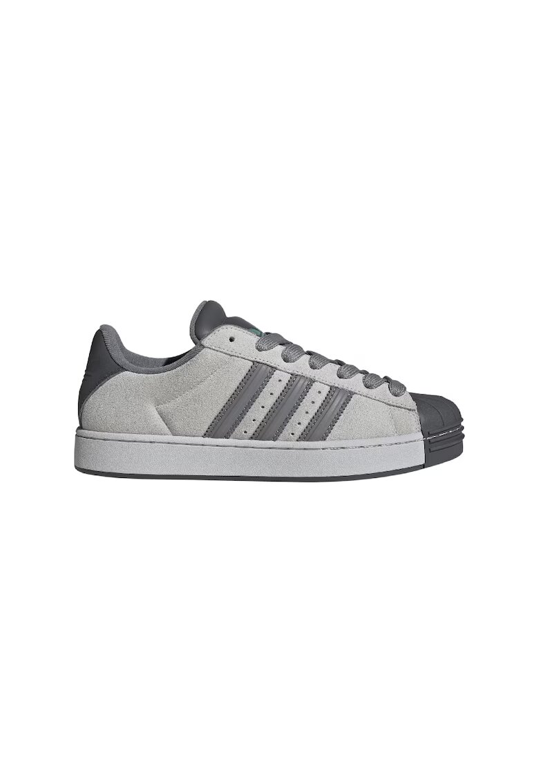 adidas Originals Велурени спортни обувки Superstar St - Пепеляво сиво/Tъмносив