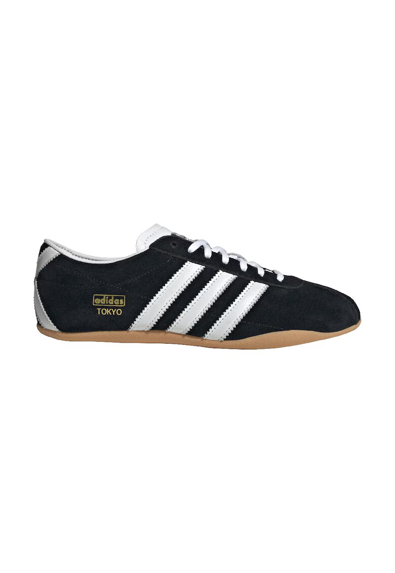 adidas Originals Велурени спортни обувки Tokyo - Бял/Черен
