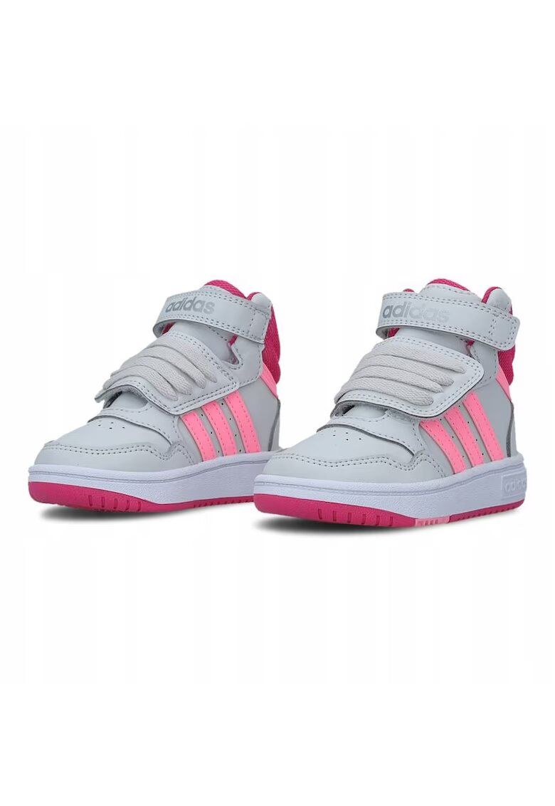 adidas Pantofi sport inalti din piele ecologica Hoops