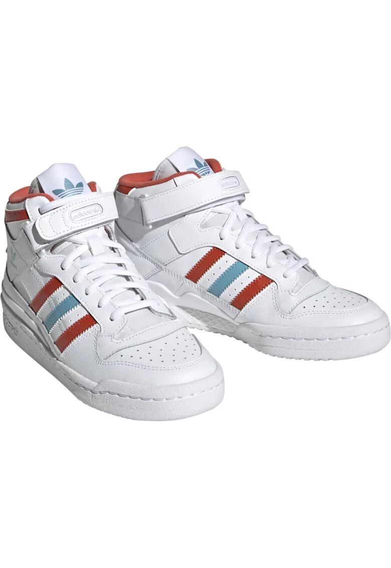 adidas Pantofi sport Originals Forum Mid pentru femei - Червен/Бял/Син