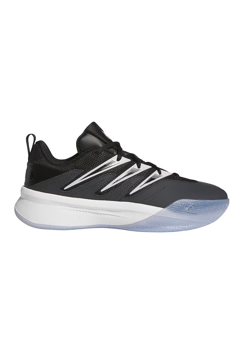 adidas Performance Баскетболни обувки с лого - Бял/Черен