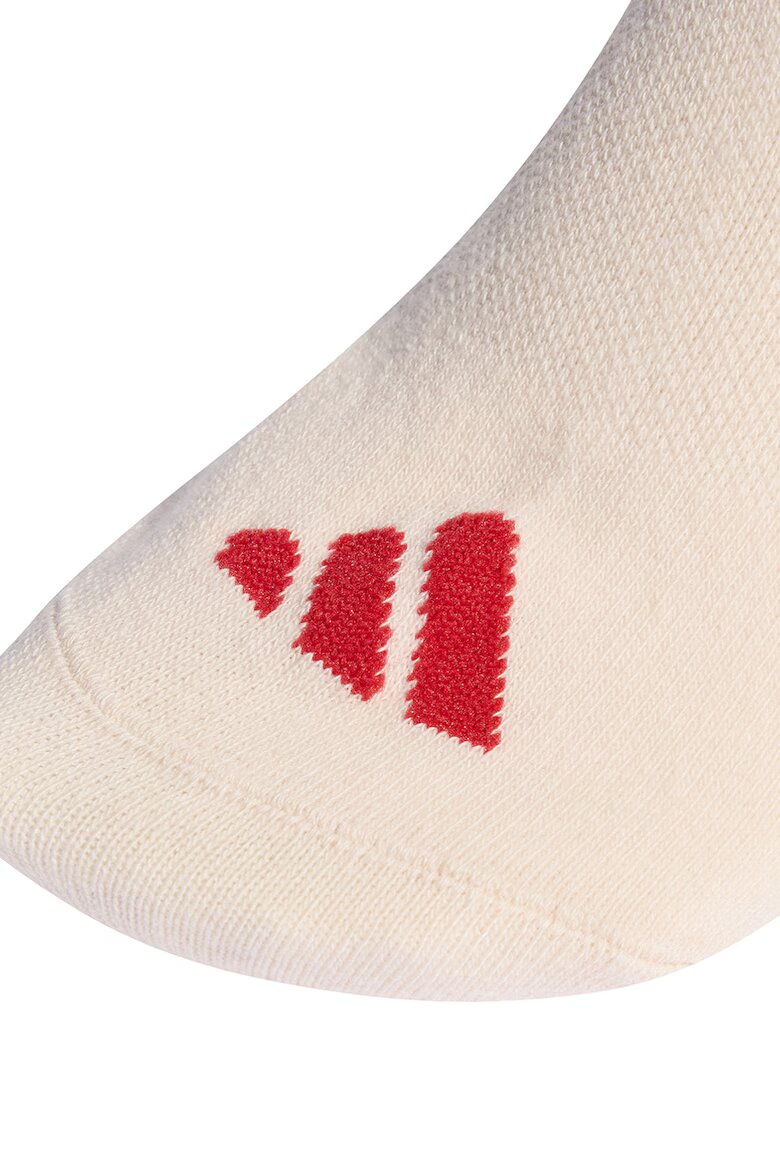 adidas Performance Чорапи с лого - 3 чифта Червен/Бял/Праскова