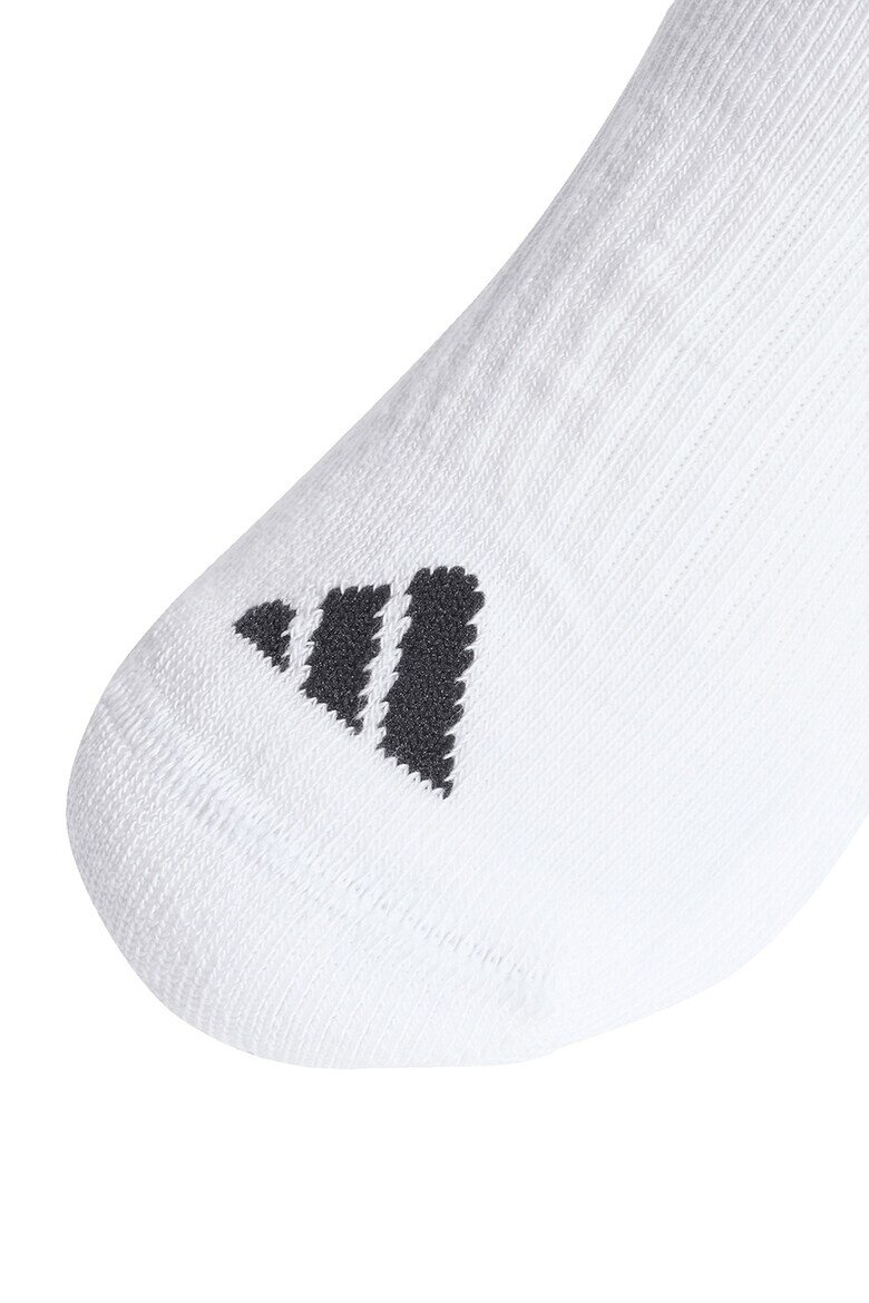 adidas Performance Дълги чорапи с омекотена стелка - 3 чифта Бял/Черен