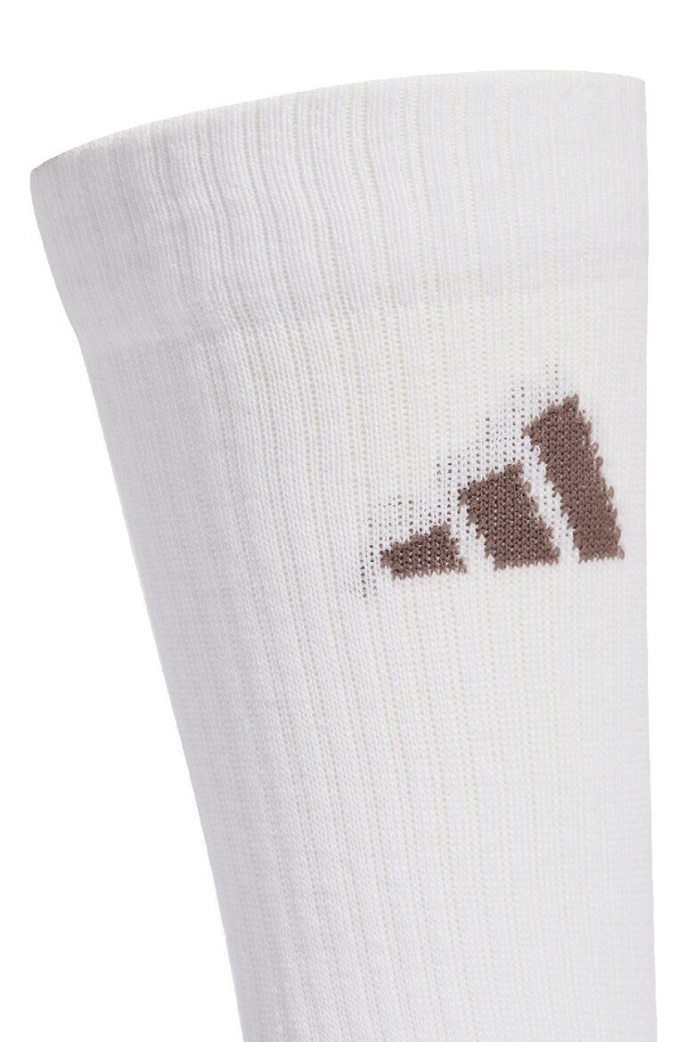 adidas Performance Дълги чорапи с принт 3 чифта Бял/Кафяв