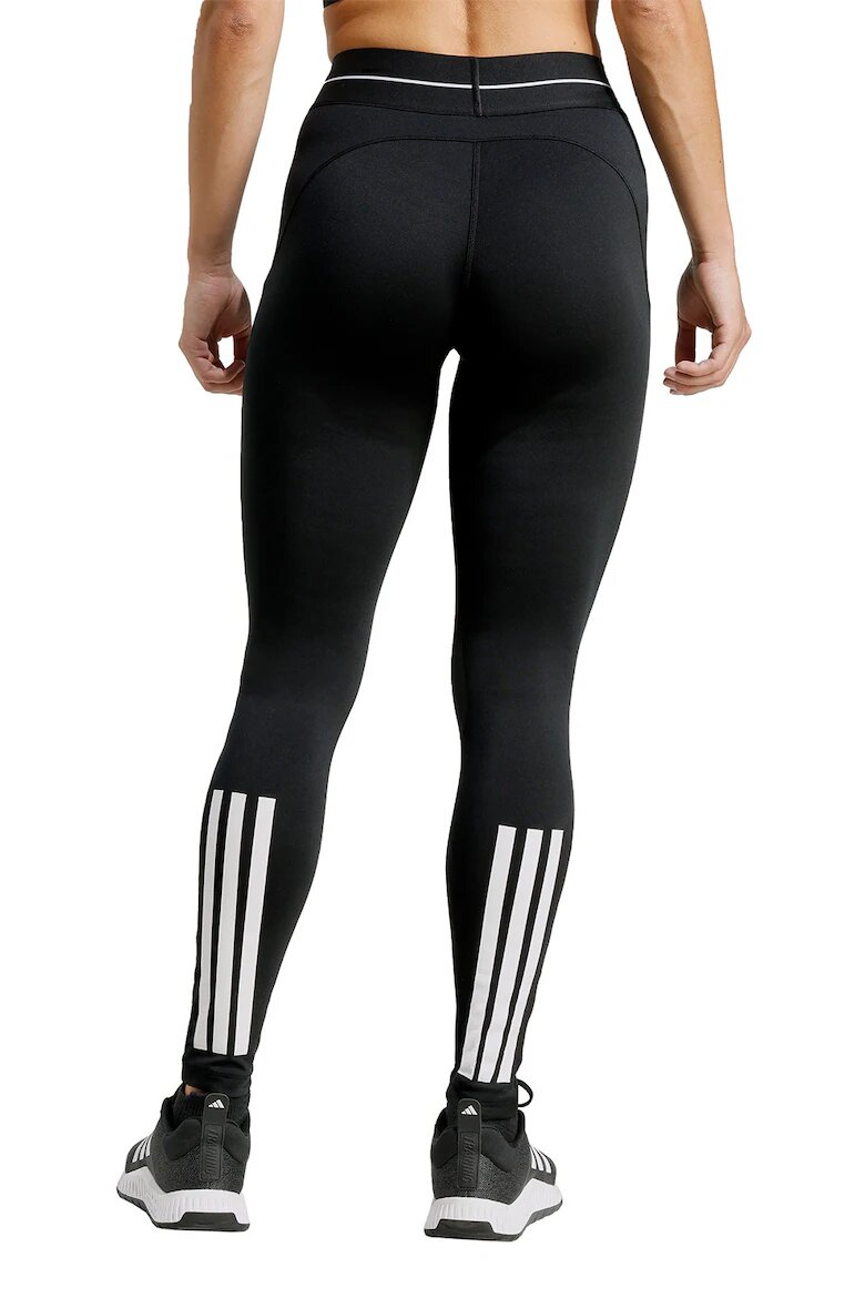 adidas Performance Фитнес клин с висока талия Бял/Черен