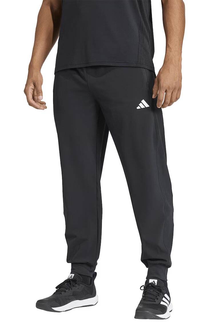 adidas Performance Фитнес панталон Essentials Flex Черен