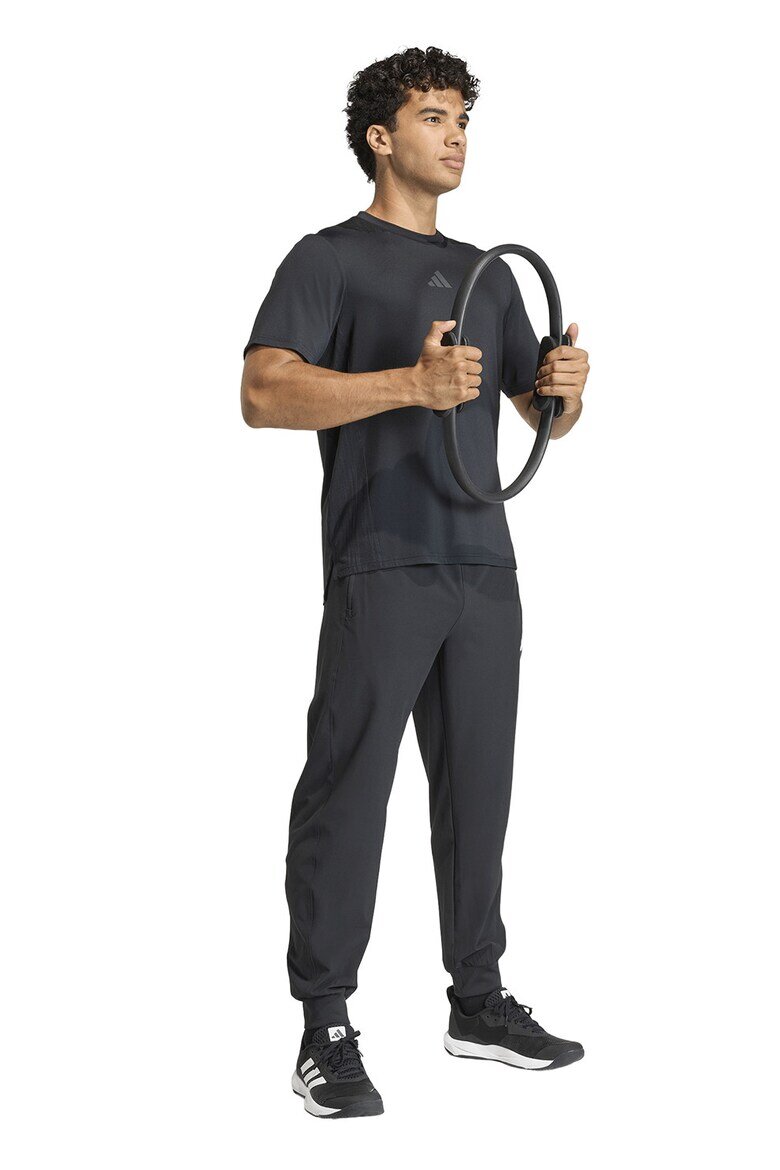 adidas Performance Фитнес панталон Essentials Flex Черен
