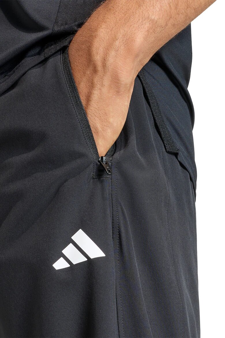 adidas Performance Фитнес панталон Essentials Flex Черен