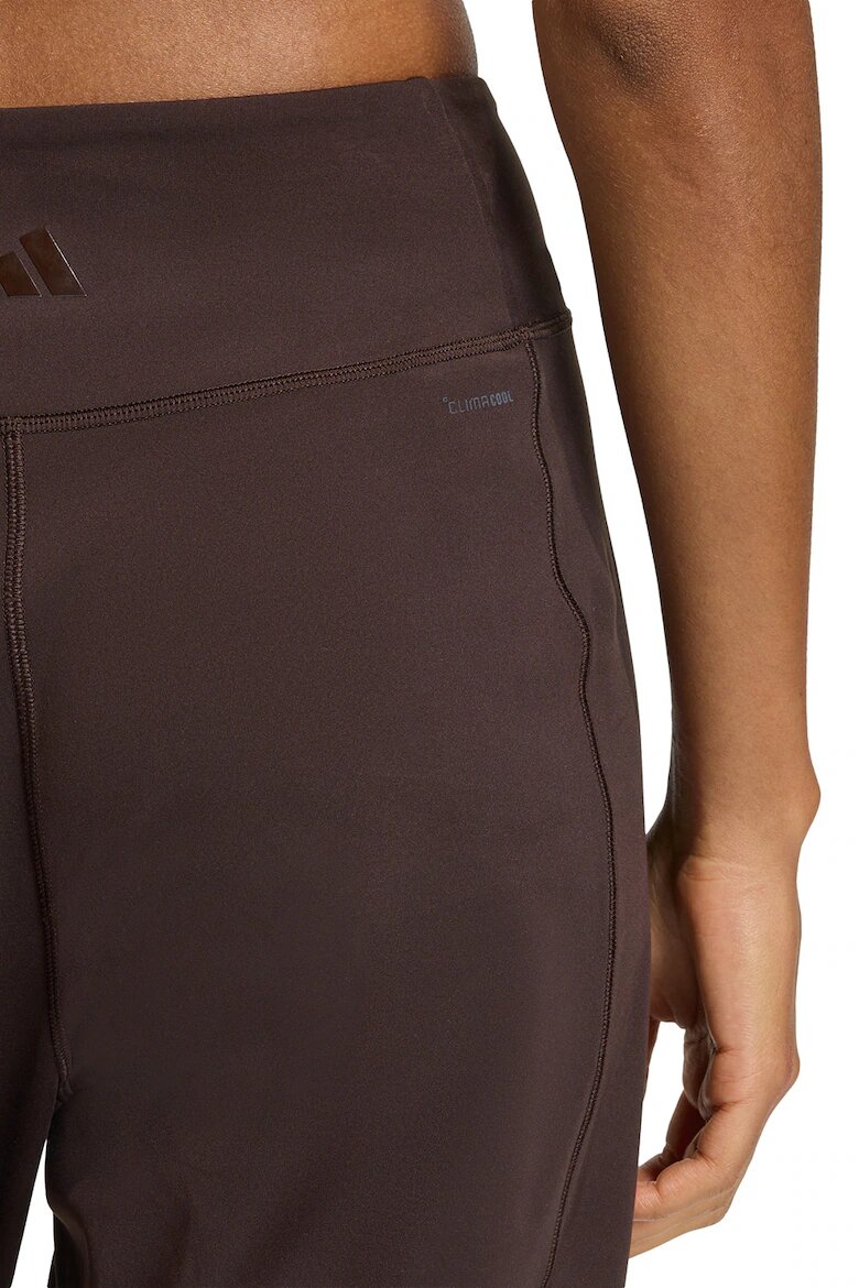 adidas Performance Фитнес панталон капри All Me Yoga Essentials Кафяв