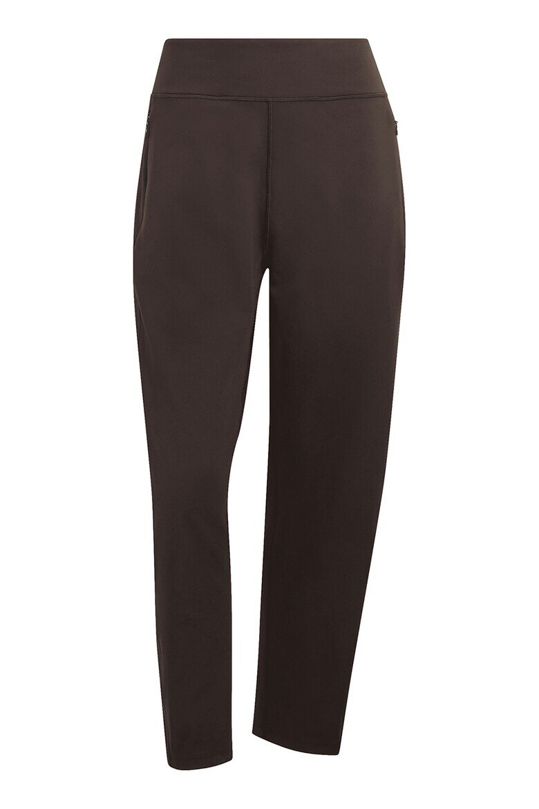 adidas Performance Фитнес панталон капри All Me Yoga Essentials Кафяв