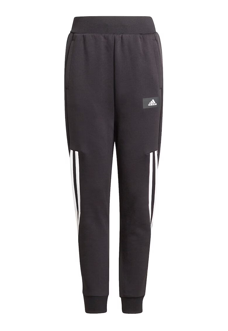 adidas Performance Фитнес спортен панталон Future Icons - Бял/Черен