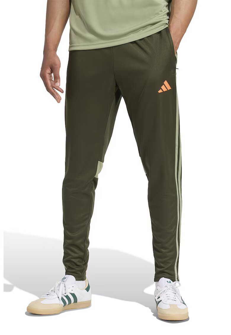 adidas Performance Футболен панталон с цепки с цип
