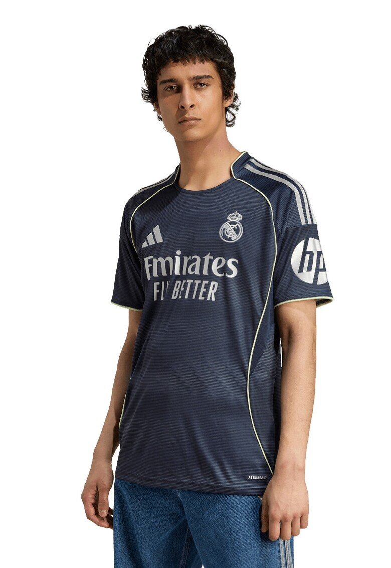 adidas Performance Футболна слим тениска Real Madrid - Бял/Въглен сиво