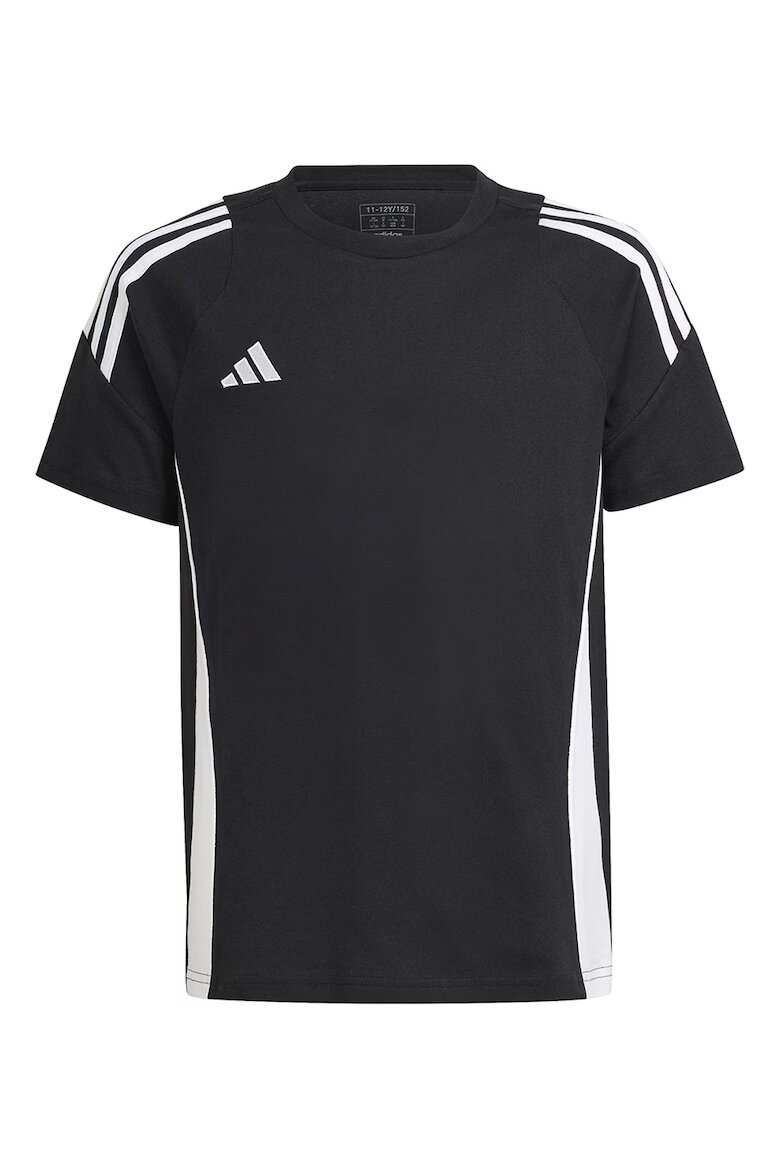 adidas Performance Футболна тениска с овално деколте Бял/Черен