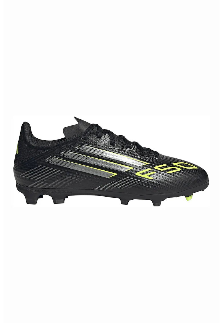 adidas Performance Футболни обувки F50 League с бутонки - Черен/Неоново жълто/Сребрист