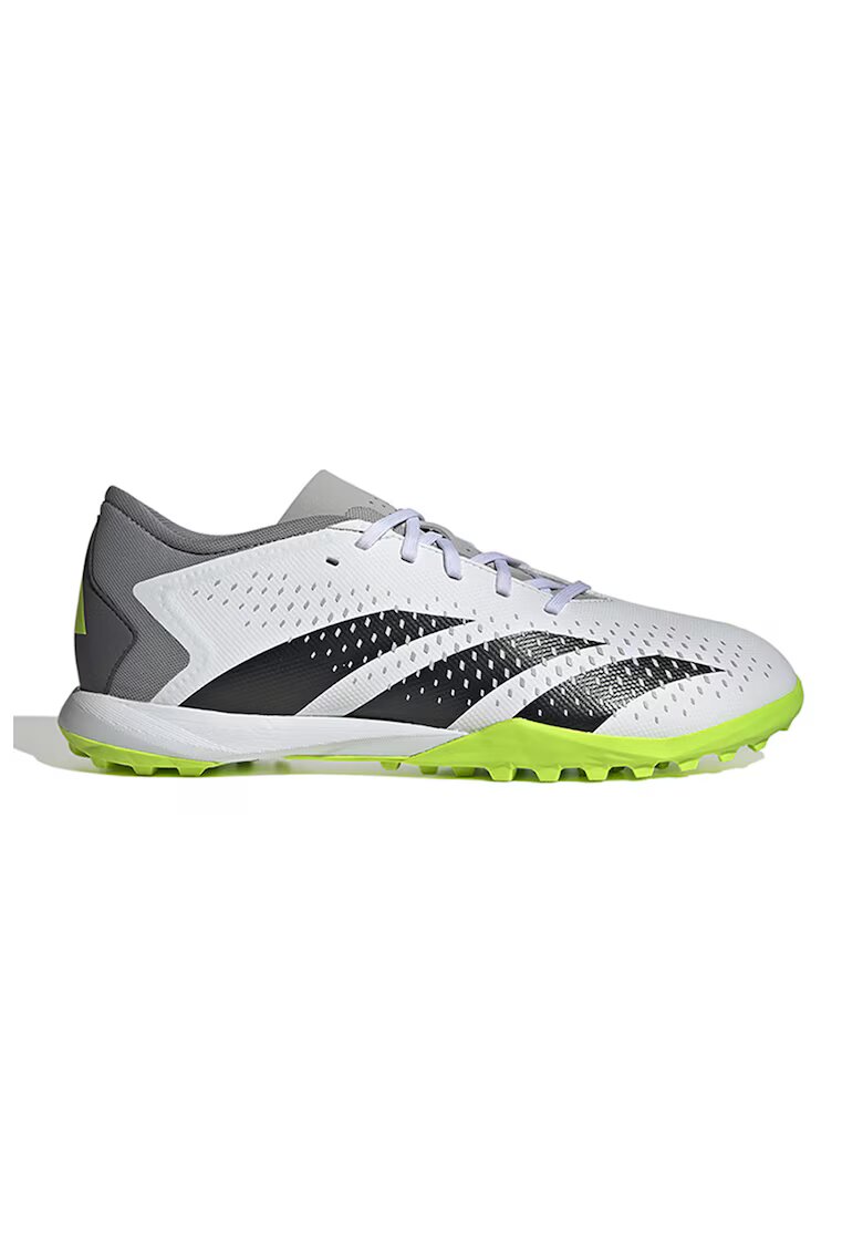adidas Performance Футболни обувки Predator Accuracy.3 - Сив/Мръснобял/Лайм зелено